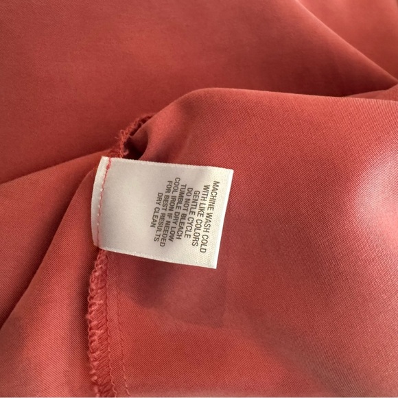 Roz & Ali Coral Button-Up Shirt - Picture 9 of 11